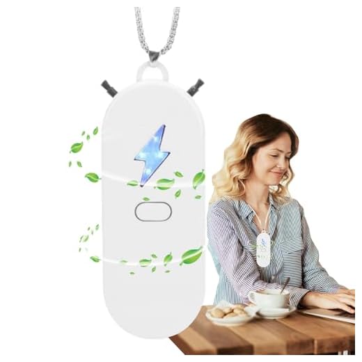 Purificador de Aire Personal Portátil,Purificador Portátil Para Viajes Con Diseño Ergonómico - Filtro Generador de Iones Negativos de Viaje para Purificar Olores en Coche, Cocina, Hogar y Exterior
