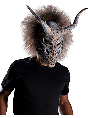 Rubie's mens Marvel Black Panther Erik Killmonger Tribal Costume Mask, As Shown, One Size US