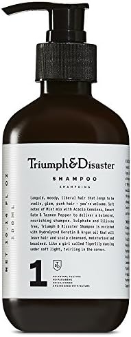 TRIUMPH & DISASTER Shampoo | Deep Cleansing - Soothes & Hydrates Sensitive, Dry and Damaged Hair & Scalp with Keratin for Men & Women, 10.14 fl oz