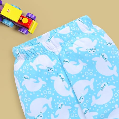 Image of LuvLap Baby Boys & Girls 100% Cotton Pyjama Sets, Pack Of 4