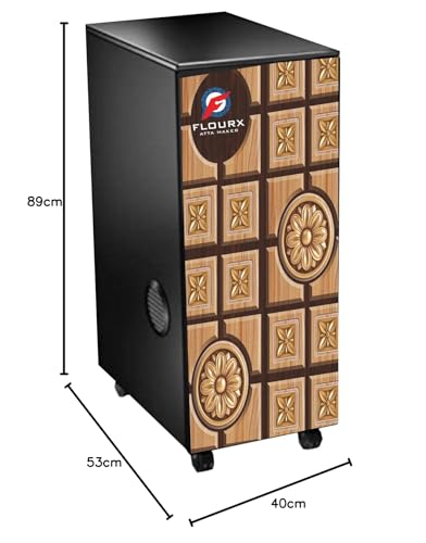 Image of Atta Maker | Flour Mill | Atta Chakki Machine for Home | Automatic Domestic Ghar Ghanti for Grinding Masala and Grains, with Standard Accessories (Sandal)
