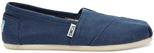 TOMS Womens Classics Navy Canvas 001001B07-NVY Womens 5.54