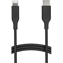 Amazon Basics, Cavo USB-2.0 da tipo C a Lightning (certificato MFi), 0.9 m, nero