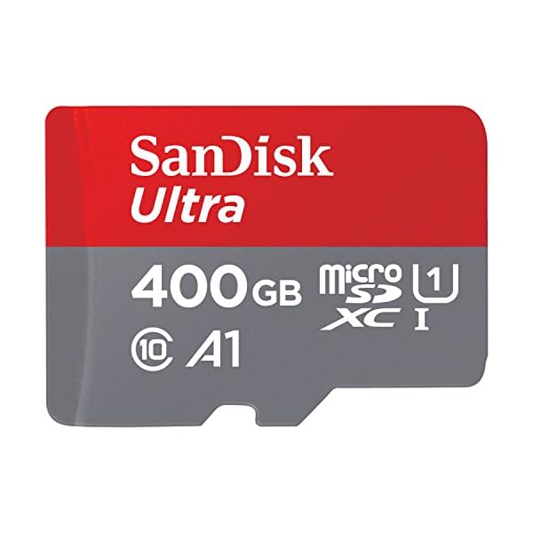 SanDisk-400GB-Ultra-microSDXC-UHS-I-Memory-Card-with-Adapter-100MBs-C10-U1-Full-HD-A1-Micro-SD-Card-SDSQUAR-400G-GN6MA SanDisk 400GB Ultra MicroSDXC UHS-I Memory Card with Adapter - 100MB/s, C10, U1, Full HD, A1, Micro SD Card - SDSQUAR-400G-GN6MA