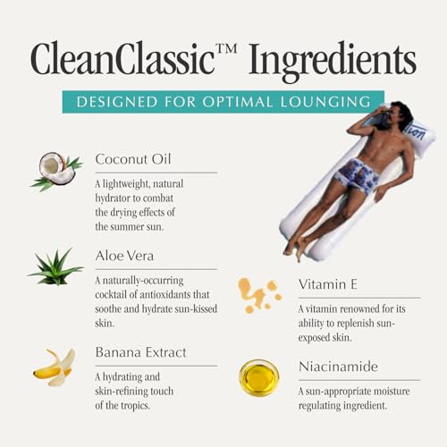 Vacation Mini Classic Sunscreen SPF 30, Water-Resistant, Bulk Suntan Lotion, Bachelorette Party Favors, Beach Must Haves, Traveling Essentials, Travel Size, 1 Fl. Oz. (Value Pack of 12)