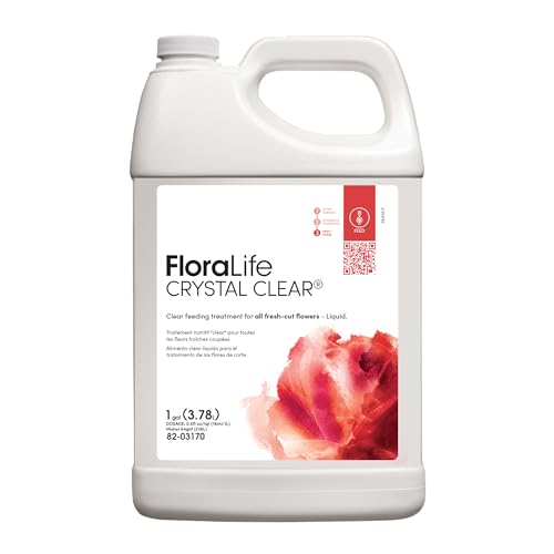 FloraLife Crystal Clear Liquid Flower Food 1 Gallon/3.78L