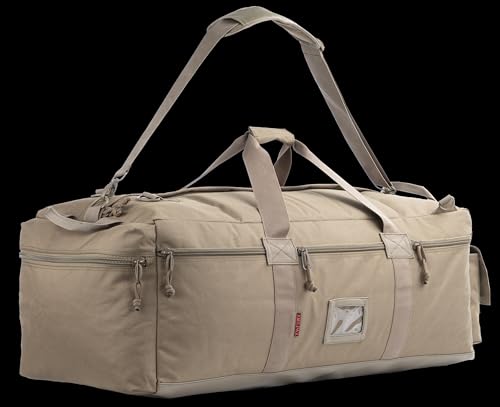 XMILPAX Large Military Duffle Bag Tactical Gear Load Out Bag Deployment Cargo Bag Travel Sports Equipment Duffel Luggage Bag with Backpack Straps 90L Coyote TAN by XMILPAX - Image 5