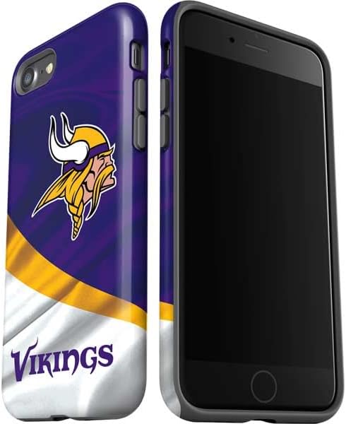 Skinit Pro Phone Case Compatible with iPhone SE (2nd & 3rd Gen) - Officially Licensed NFL Minnesota Vikings Design