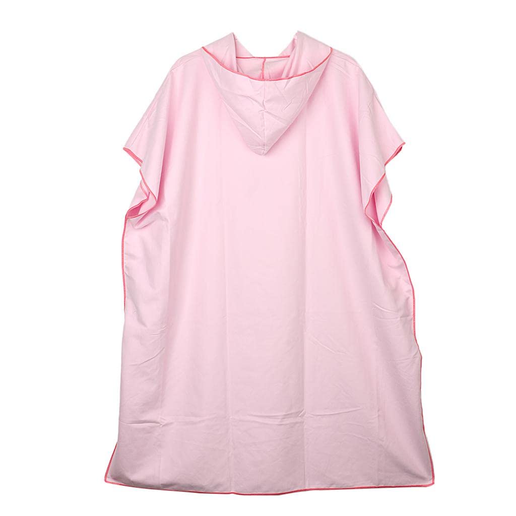 Poncho Peignoir Capuche Bain Poncho Surf Adulte Serviette Polyester Coton Léger Absorbant Séchage Rapide Adapté Natation Plage Couverture V