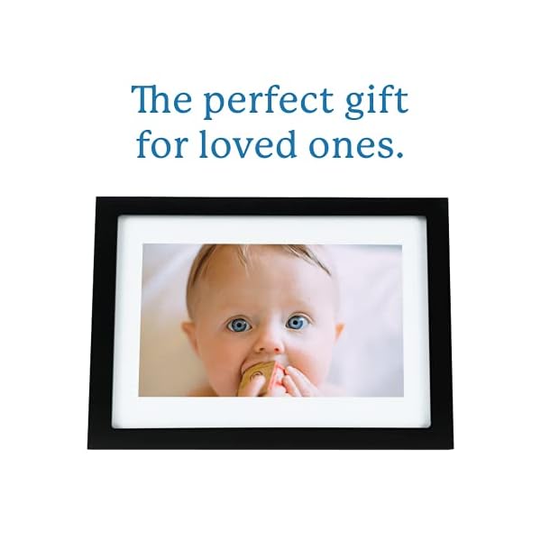 Skylight Digital Picture Frame - WiFi Enabled with Load from Phone Capability, Touch Screen Digital Photo Frame Display - Customizable Gift for Friends and Family - 10 Inch Black - Image 7