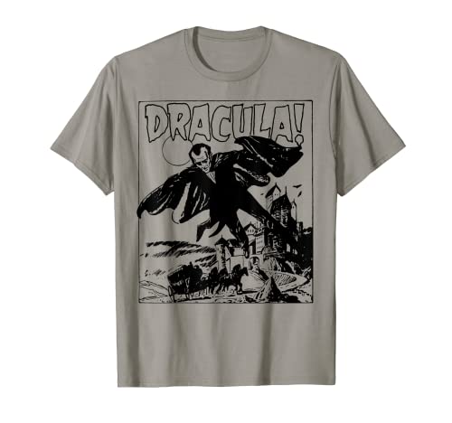 Retro Terror Película Monstruo Vampiro Vintage Halloween Drácula Camiseta
