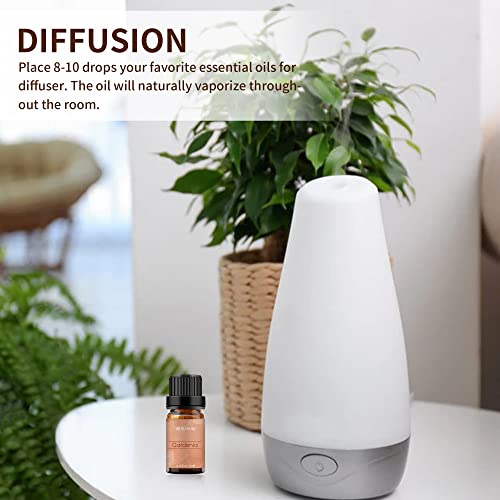 Image of BURIBURI Gardenia Essential Oil, 100% Pure Gardenia Fragrance Oil, Fragrance Oil Essential Oils 10ML for Soap Candle Making