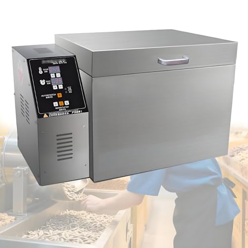 GLBMXDD Torréfacteur électrique en Acier Inoxydable pour Grains de café, Machine Professionnelle de torréfaction des céréales, Thermostat 0-350 °C et minuterie 0-999 Min,pour Noix,cacahuètes Type5