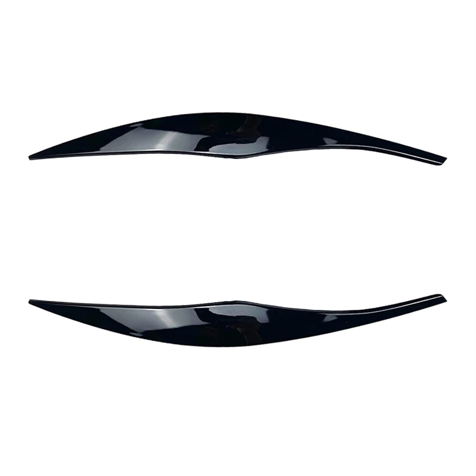 Sopracciglio Faro Auto Per BMW Serie 3 E90 E91 2005 2006 2007 2008 2009 2010 2011 ABS Gloss Nero Faro Sopracciglia Palpebra Berlina/Touring 2 Pezzi Faro Palpebra Auto Palpebra