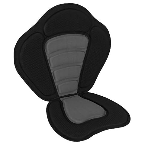 ALPIDEX Sitz SUP Kajak Sitz Stand Up Paddle Board Surfboard Paddleboard 32x38 cm Bequeme Gepolsterte Sitzfläche 52x45 cm Rückenlehne Verstellbar Komfortable Sitzposition Cover