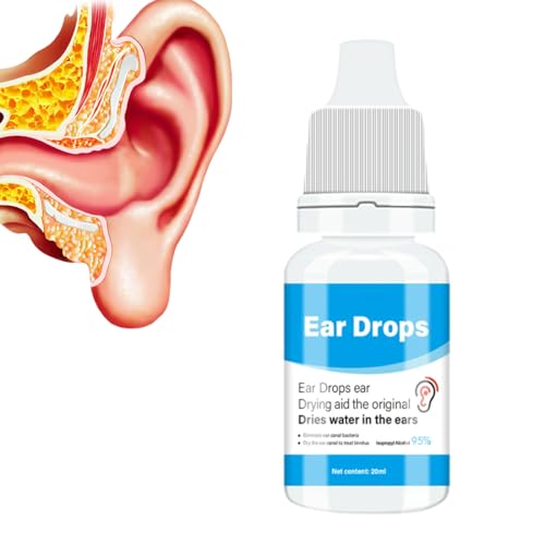 Teegxddy Gouttes pour les Oreilles Allaitement,Spray Oreille 20 ml,Elles étaient Utilisées pour Ramollir et Nettoyer les Saletés dans les Oreilles