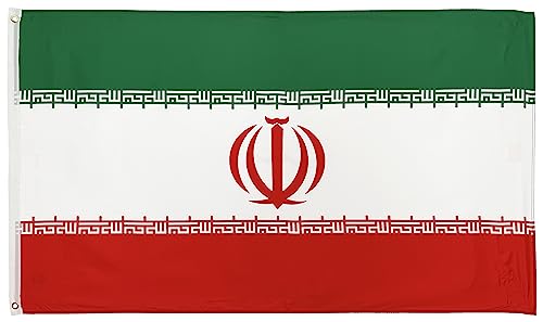 FlagScout - Iran Flagge | 90 x 150 cm | Flaggen mit top Qualität, hochwertiger Verarbeitung und kräftigen Farben