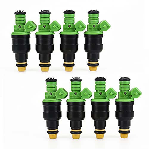 Pack of 8 Fuel Injector Compatibile For Chev-y Camaro Corvette Impala For-d Mustang GM LT1 LS1 LS6 SOHC DOHC EV1 Style 42Lb/hr 440CC Replaces 0280150558 0280155968