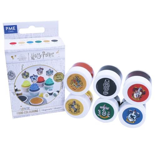 PME Harry Potter Kit de Colorantes en Pasta para Tartas y Glaseados (set de 6)