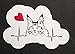 Maine Coon sticker cute heartbeat Maine Coon handmade 3