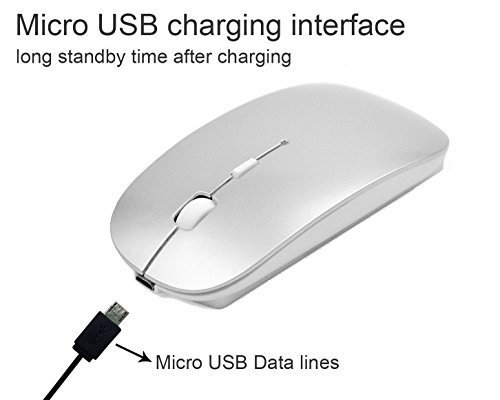 Mouse senza fili Bluetooth,SUAVER Portatile