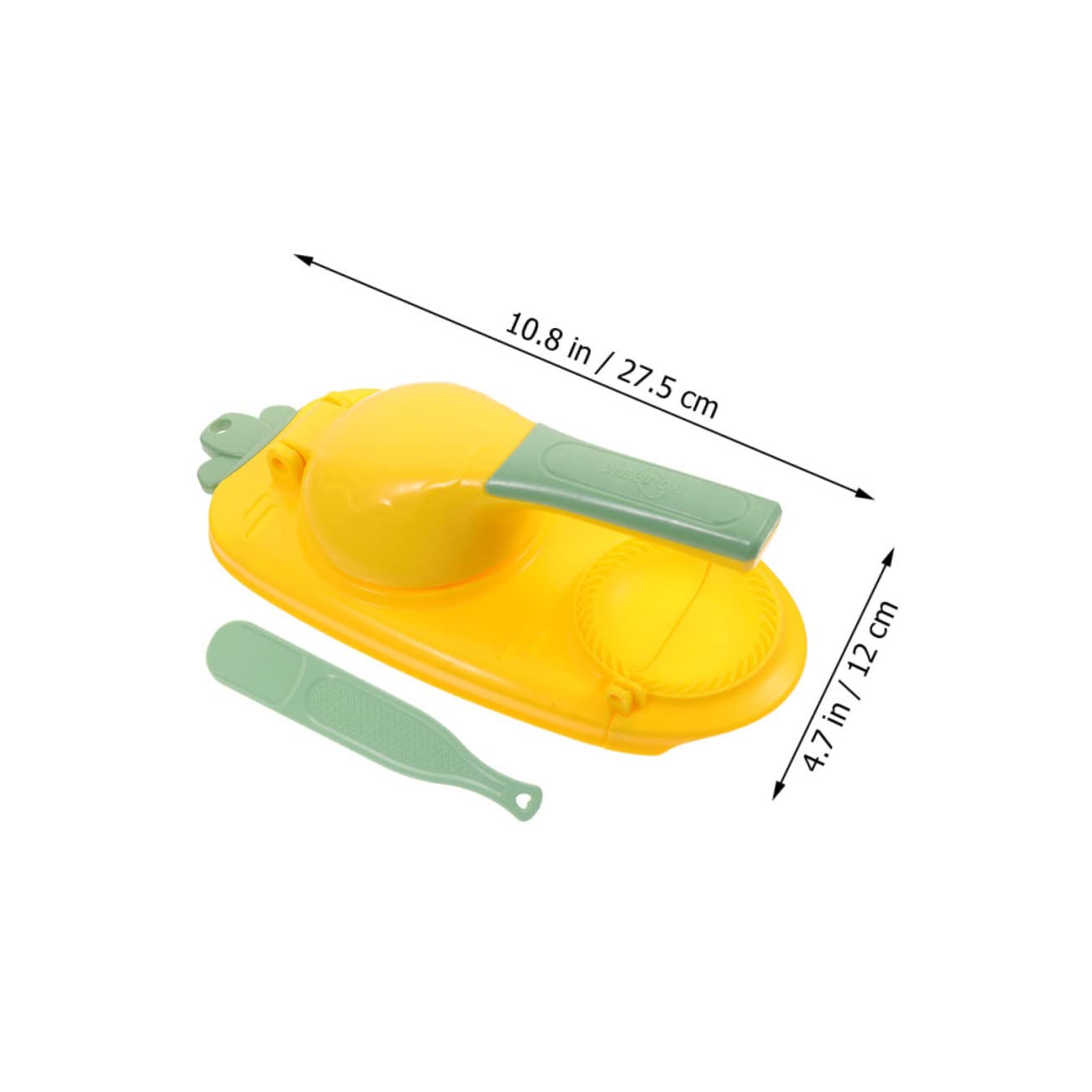 NAMOARLY Manual Dough Presser Set Double Head Dumpling Skin Press for Home Kitchen Restaurant Use