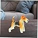 Gogogmee Estatua Perro Realista Decorativa de Perro Rígido para Decoración de Escritorio y Hogar Adorno para Fotos y Regalo Figura de Fox Terrier Rígido Imagen de Gogogmee Estatua Perro Realista Decorativa de Perro Rígido para Decoración de Escritorio y Hogar Adorno para Fotos y Regalo Figura de Fox Terrier Rígido