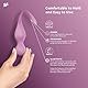 Satisfyer Love Birds 1 | Vibrierende Liebeskugeln | Beckenbodentraining | Satisfyer Connect App | Wiederaufladbar | Wasserdicht (IPX7) | Hautfreundliches Silikon, Farbe:rosa