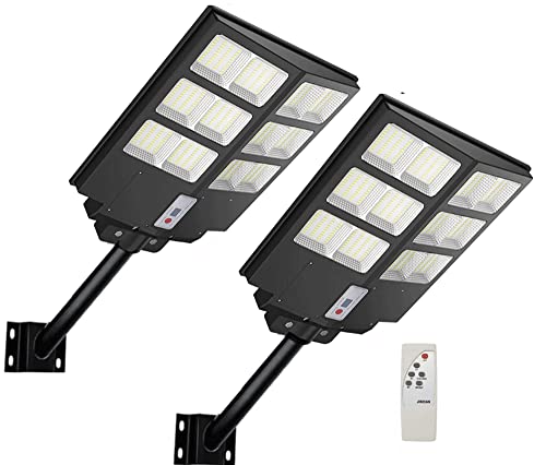 081 Store - 2 PEZZI Lampione Solare Led Esterno