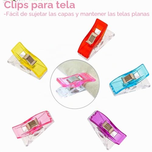Miniatura 4 de Clips De Costura, Craft Accesorios Clips, Craft Clips, Pinzas Costura, Alfileres Costura, Abrazadera Plástico Bordado Ganchillo Sewing Clips, 30 Piezas