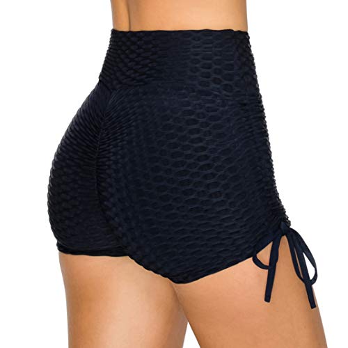 Image of ALWAYS Faux Leather Shorts - High Waist Active Stretch Yoga Short Pants for Women