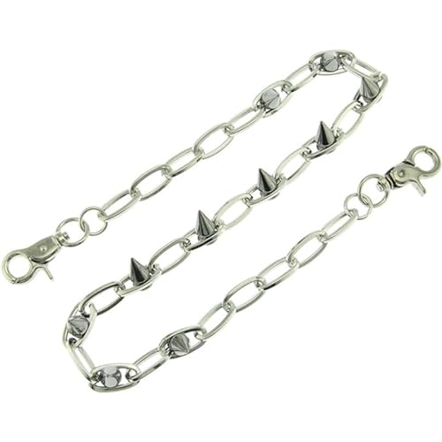 PINKPIN Rivet Pocket Watch Chains Wallet Chain Biker Keychain Pants Punk Trouser Hip Hop For Men Women