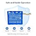 TCTK Akku 13600mAh Kompatibel mit [Eufy] SoloCam S40, SoloCam S40 Solar, T81241W1 Ersetzt F1L