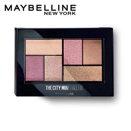 Image of Maybelline New York Eyeshadow Palette, 6 Highly Blendable Shades, Sheer Finish, City Mini Palette, Westside Roses, 6.4g (Pack of 2)