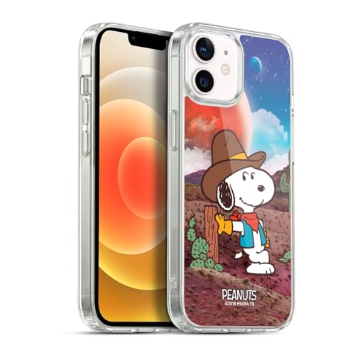 Carcasa de gel Snoopy Space Cowboy Peanuts para iPhone 12 Pro protectora flexible de silicona