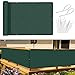 Sunnylaxx Balkon Sichtschutz 90x300cm, Grün Balkonverkleidung Balkonabdeckung Balkonbespannung Blickdichte Windschutz und UV-Schutz mit Kabelbinder