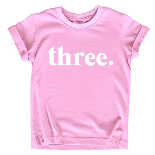 Image of 3rd Birthday Girl Outfit 3 Year Old Girls Shirt Three Shirts 3t Toddler Third