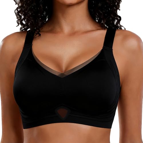 Image of Smoothing Bra Anti Sagging Wireless Push Up Bras for Women No Underwire Full Coverage Bra Comfy Bras for Women