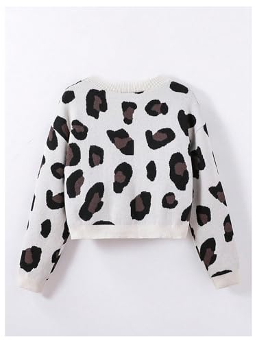 Image of WDIRARA Girl's Strawberry Printed Button Front Long Sleeve Casual Cardigan Sweaters