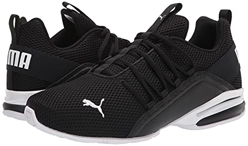 Image of PUMA Mens Axelion Black /White 10 Medium