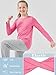 Cooraby Girls Long Sleeve Shirt Athletic Active Dry Fit Crew Neck T-Shirt Soft Activewear Shirts for Youth Teens Girls
