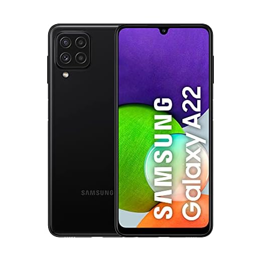 Samsung Galaxy A22 - Smartphone libre con 6.6 Pulgadas y Sistema Operativo Android Negro Versión ES