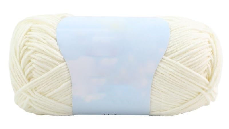 Fil de coton pour crochet lot de 5 écheveaux de 50g à 4 fils pour tricot artisanal