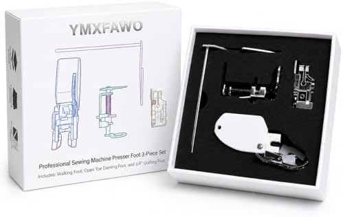 Walking Foot and Quilting Presser Foot Set for Low Shank, 3-Piece