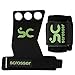SCROSSER Calleras para Crossfit Hombre, Pack Hand Grips 3 Agujeros y Muñequeras, Calleras Crossfit Mujer, Guantes para Crossfit, Agarre y Protector de Manos y Muñeca (L)