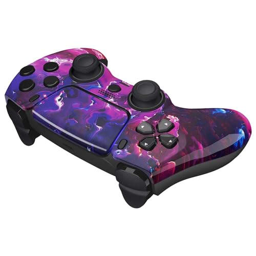 Image of Custom Controllerzz Custom Wireless Controller Compatible with PS5 - Multiple Designs Available (Purple Magma)