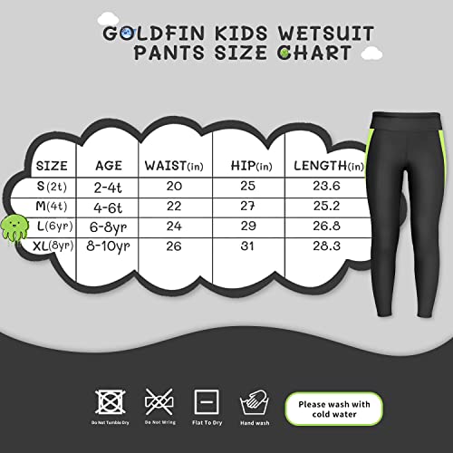 Goldfin Wetsuit For Girls Boys, Toddler Neoprene Swim Shorts For Cold Water Kids Swimming Pants 2Mm Surfing Snorkeling Kayaking Diving Boys' Pants X-Large #TOP1