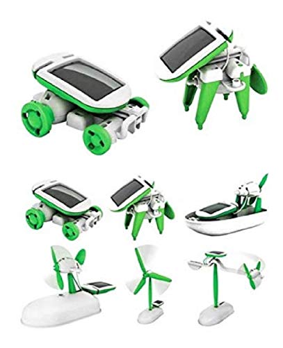 Kit Brinquedo Educativo Robótica Energia Solar - 6 Em 1