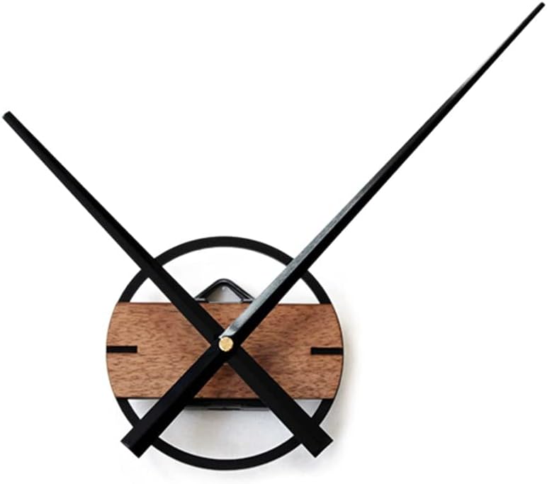 3D Sticker Silent Large Wall Clock Design Big Pointer Classic DIY Clocks Wood Watch for Bedroom Home Decor