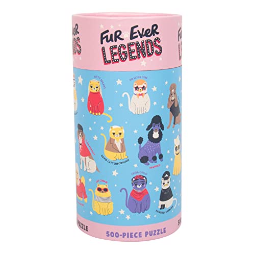Fizz Creations Fur-ever Legends Puzzle. Celebrity Cats & Dogs Themed 500-Piece Jigsaw. Funny Puzzle. Great Family Fun for Animal Lovers Ages 8 and Up - Image 3
